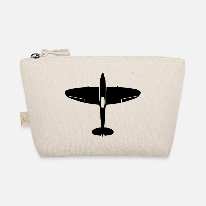 spitfire_oben - Bio-Täschchen - Natur