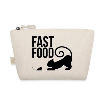 fast food - katze mit maus - Bio-Täschchen - Natur - Vorne