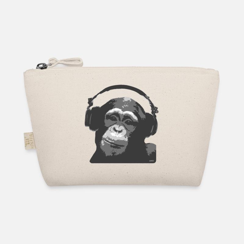 DJ MONKEY - singe portant un casque audio Trousse biologique