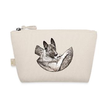 Malinois B1 - Bio-Täschchen - Natur - Vorne