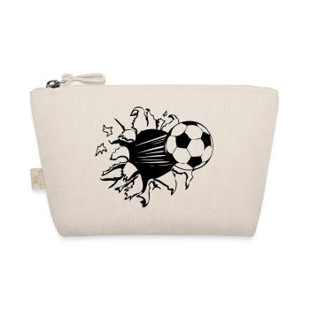 Fußball Fan , Tradition , Fanartikel , Loch (25) - Bio-Täschchen - Natur - Vorne