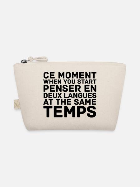 Ce Moment When You Start - Bio-Täschchen - Natur - Vorne