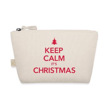 KEEP CALM IT'S CHRISTMAS Weihnachten - Organic Pouch - nature - Front