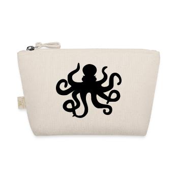 Krake / Tintenfisch / Calamari / Oktopus Tentakel - Bio-Täschchen - Natur - Vorne