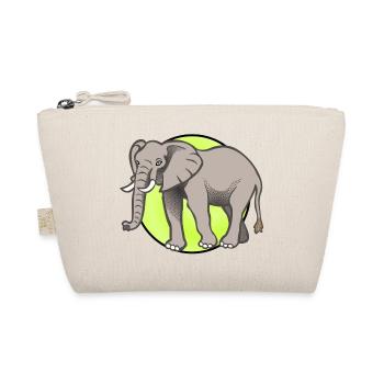 Elefant Elephant Zirkus - Bio-Täschchen - Natur - Vorne