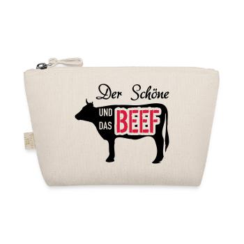 Der Schöne und das Beef - Bio-Täschchen - Natur - Vorne