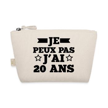 je peux pas j'ai 20 ans - Trousse biologique - nature - Devant
