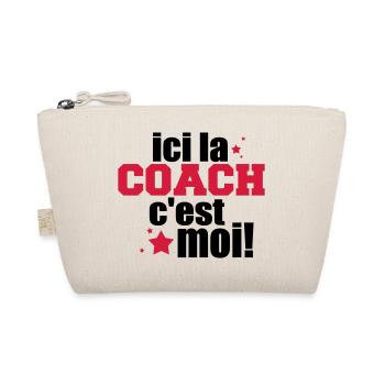 ICI La COACH C'est moi - Trousse biologique - nature - Devant