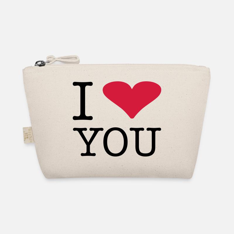 i_love_you - Bio-Täschchen - Natur