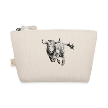 Stier - Bio-Täschchen - Natur - Vorne