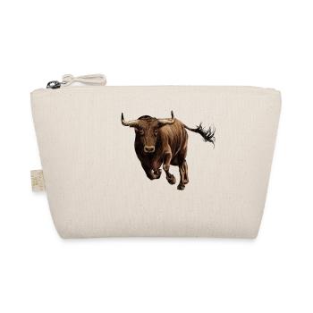 Stier - Bio-Täschchen - Natur - Vorne