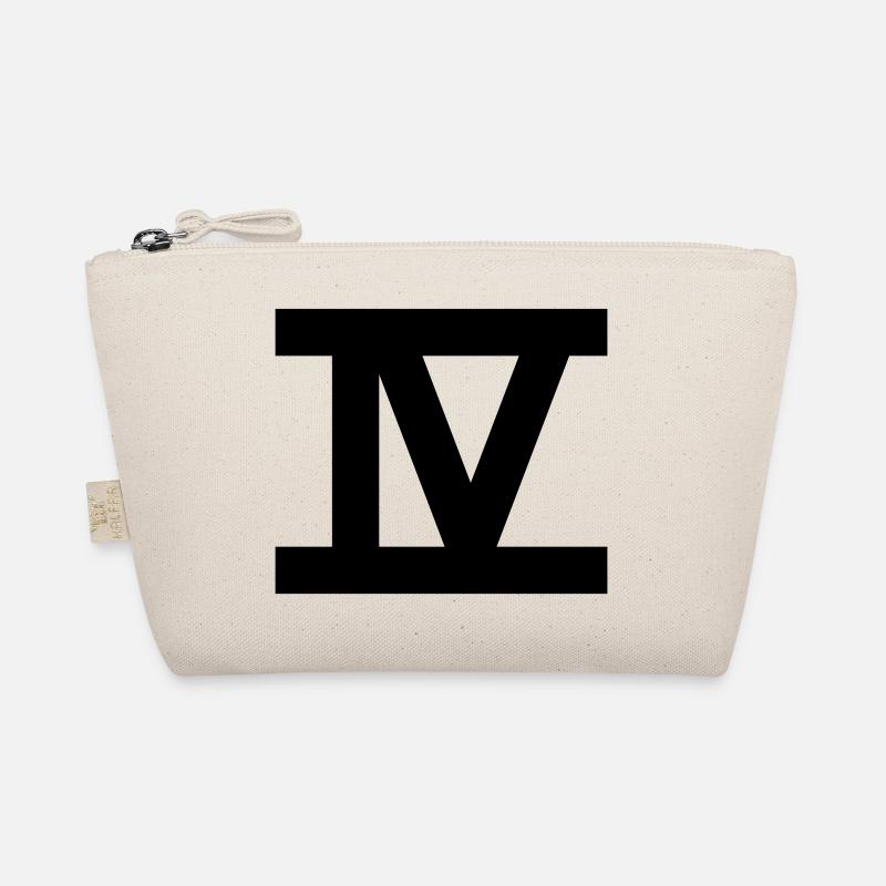 zahl_4_roemisch Bio-Täschchen