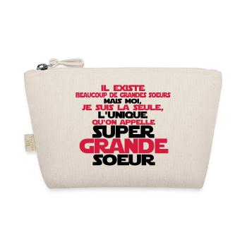 super grande soeur la seule - Trousse biologique - nature - Devant