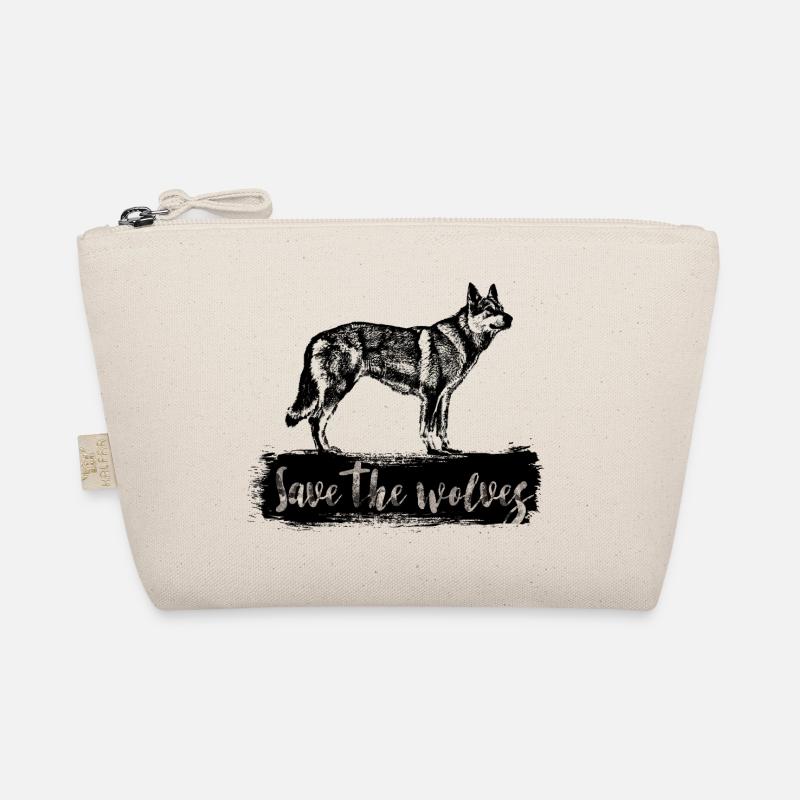 Save the wolves Bio-Täschchen