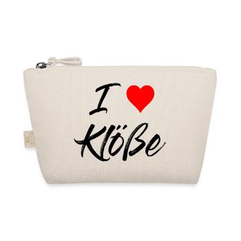 I love Klöße - Bio-Täschchen - Natur - Vorne