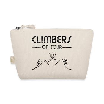 Climbing mountains - Climbers on Tour - Organic Pouch - nature - Front