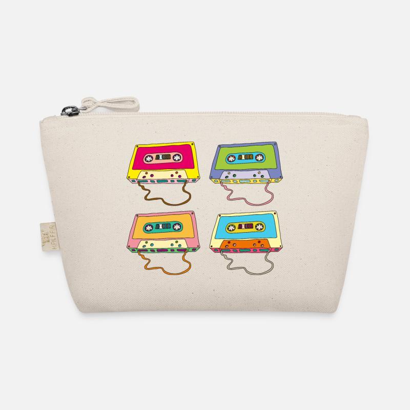 Cassette Compact Cassette Magnétique Bande rétro Trousse biologique