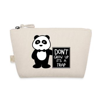Ne pas grandir c'est une blague - Trousse biologique - nature - Devant