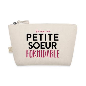 petite soeur formidable - Trousse biologique - nature - Devant