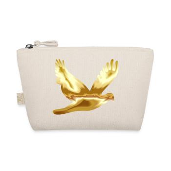 Dove Dove of Peace Gold Gift Idea - Organic Pouch - nature - Front