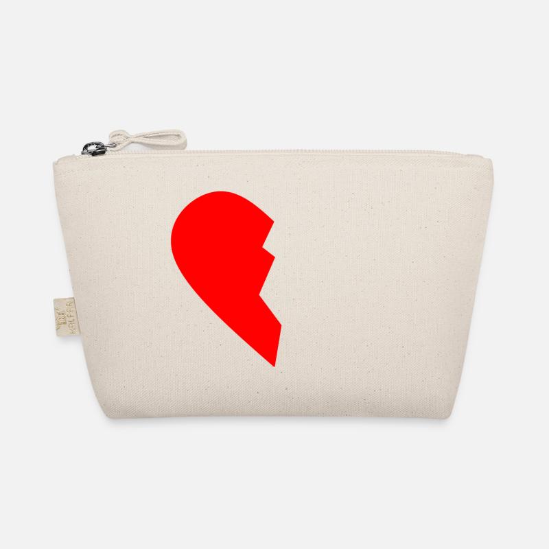 HALF HEART LEFT SIDE Organic Pouch