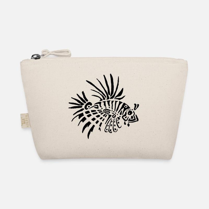 lion fish - tattoo Organic Pouch