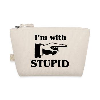 im with stupid - Organic Pouch - nature - Front