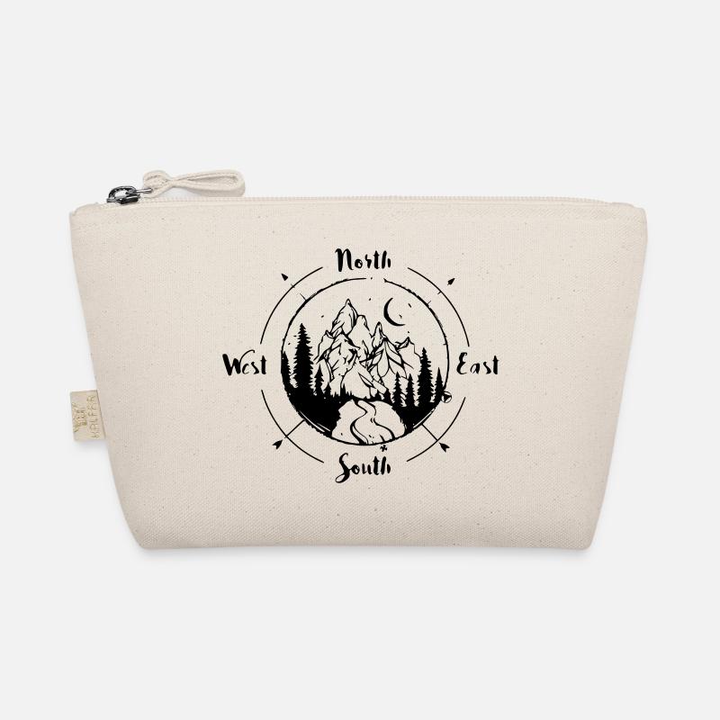 Mountain with compass Organic Pouch