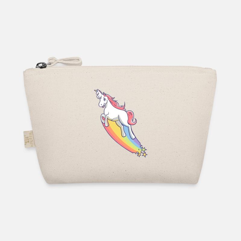 Drôle Two Headed Unicorn Trousse biologique
