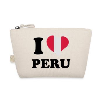 I love peru. - Organic Pouch - nature - Front
