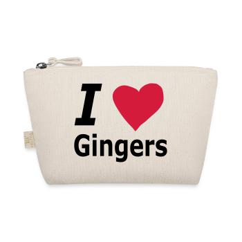 I love Gingers - Bio-Täschchen - Natur - Vorne