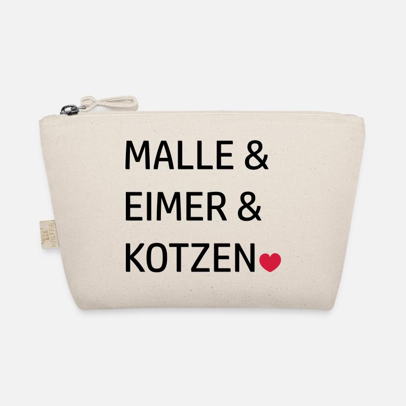 Mallorca Gruppen Sprüche Malle & Eimer & kotzen Bio-Täschchen