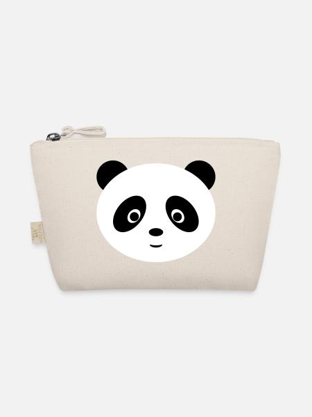 Sweet Panda - Bio-Täschchen - Natur - Vorne