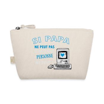 Si papa ne peut pas le programmer.. Pour les geeks - Trousse biologique - nature - Devant