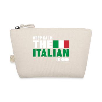 Keep Calm the Italian is here / Italie / Cadeau - Trousse biologique - nature - Devant