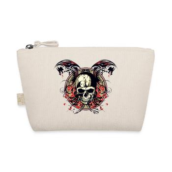 tete de mort dragon crane tribal skull chinois fan - Trousse biologique - nature - Devant