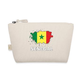 Splash Senegal Football Team Gift Gift Idea - Organic Pouch - nature - Front