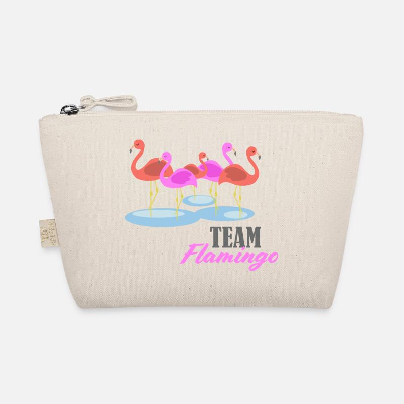 Flamingo Team Gruppe Schwarm Bio-Täschchen