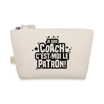 je suis coach c'est moi le patron - Trousse biologique - nature - Devant