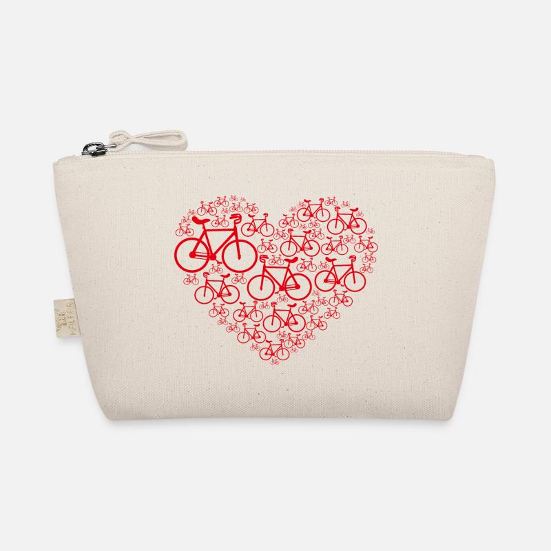 Kunstrad, Kunstradfahren, Hallenradsport, Herz rot Bio-Täschchen