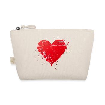 Heart - Bio-Täschchen - Natur - Vorne