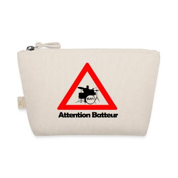 Warning drummer - Organic Pouch - nature - Front