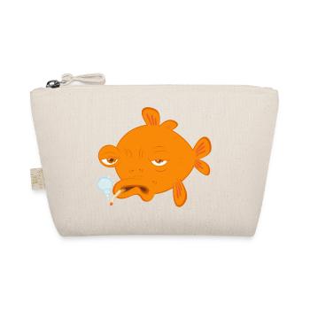 goldfisch raucht - Bio-Täschchen - Natur - Vorne