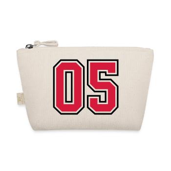 05 sports jersey football number - Bio-Täschchen - Natur - Vorne