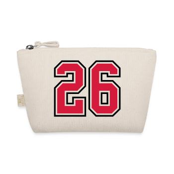 26 sports jersey football number - Bio-Täschchen - Natur - Vorne