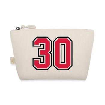30 sports jersey football number - Bio-Täschchen - Natur - Vorne