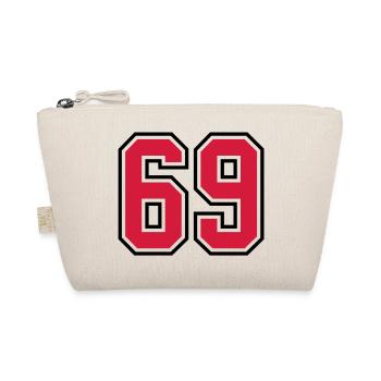 69 sports jersey football number - Bio-Täschchen - Natur - Vorne