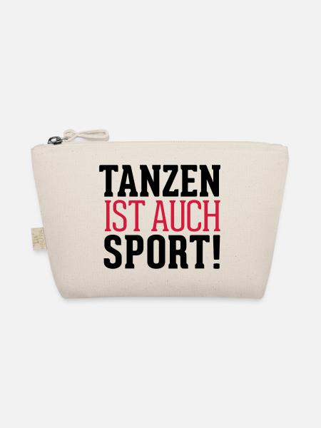 Tanzen ist auch Sport - Bio-Täschchen - Natur