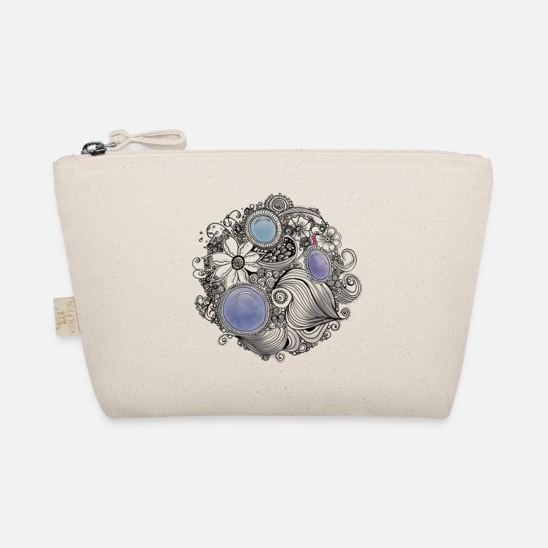 Fleur de centrife avec perles bleues Trousse biologique