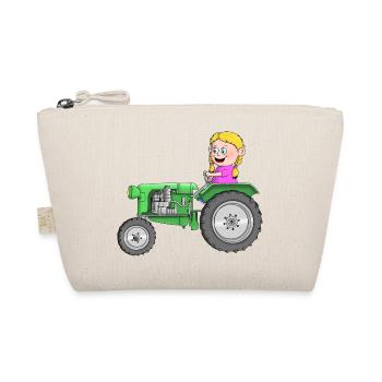 Traktor Kinder - Bio-Täschchen - Natur - Vorne
